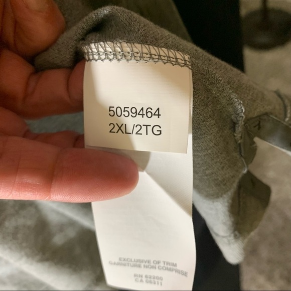 PUMA gray vintage polo cotton shirt 1/4 button embroider logo chest comfy 2XL - Picture 13 of 14